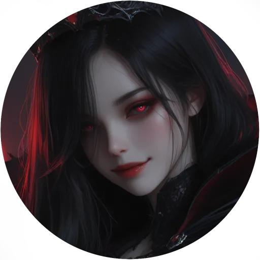 Morgana, the Passionate Vampire Queen, portrait from Vampire Mistress